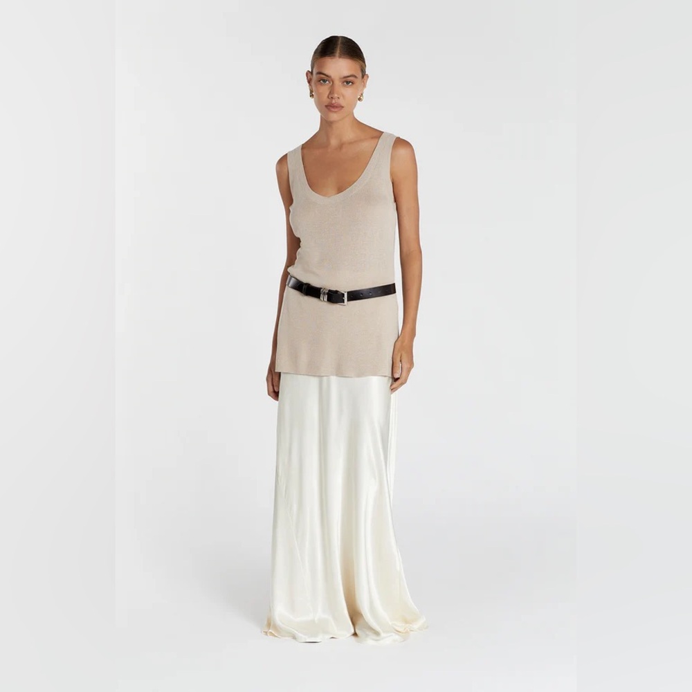 Never worn! DISSH Alia Natural Scoop Knit Tank